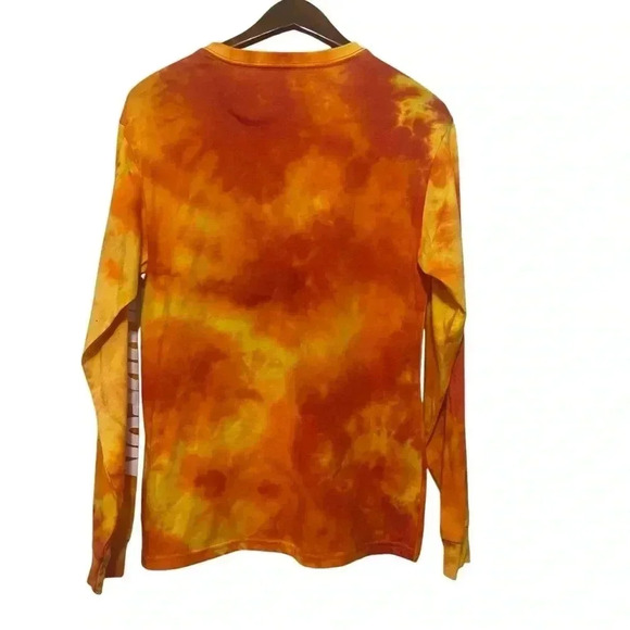 Nickelodeon’s Rugrats Reptar Fire Orange Men’s Medium Long Sleeve T Shirt - Picture 2 of 8